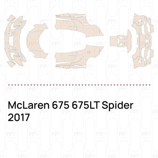 Voorgesneden PPF McLaren 675 675LT Spider 2017