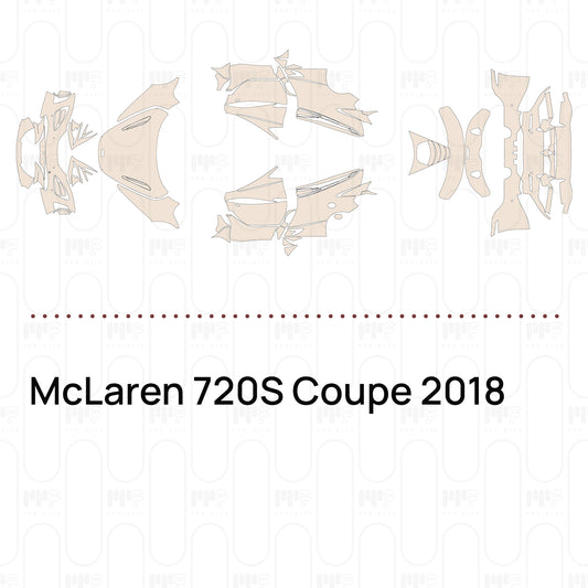 Voorgesneden PPF McLaren 720S Coupe 2018