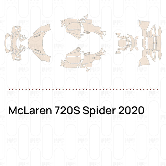 Voorgesneden PPF McLaren 720S Spider 2020