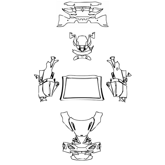 Pre-Cut PPF McLaren 720S Spider 2022 - PPF-Kits