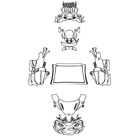 Pre-Cut PPF McLaren 765LT Spider 2023 - PPF-Kits