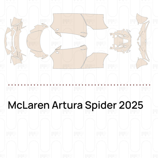 Voorgesneden PPF McLaren Artura Spider 2025