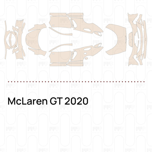 Voorgesneden PPF McLaren GT 2020