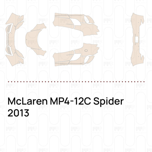 Voorgesneden PPF McLaren MP4-12C Spider 2013