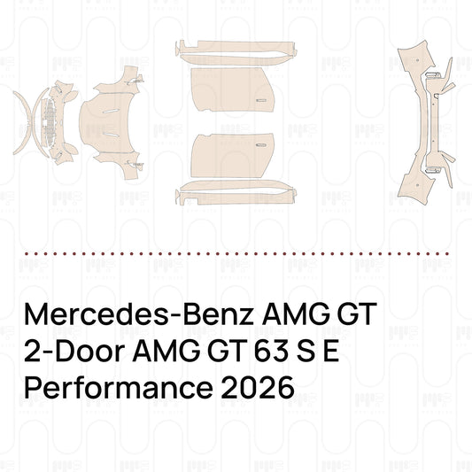 Voorgesneden PPF Mercedes-Benz AMG GT 2-Door AMG GT 63 S E Performance 2026