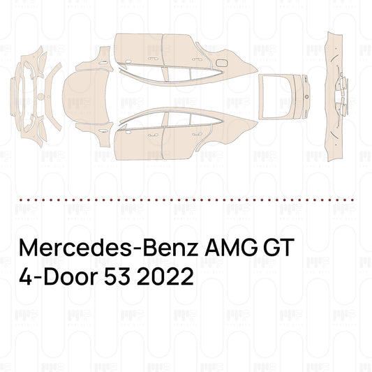 Voorgesneden PPF Mercedes-Benz AMG GT 4-Door 53 2022