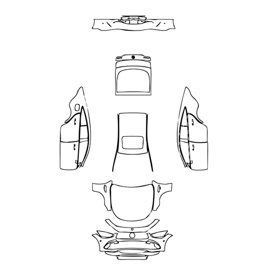 Pre-Cut PPF Mercedes-Benz AMG GT 4-Door 53 2023 - PPF-Kits