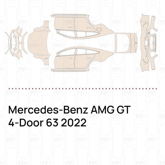 Voorgesneden PPF Mercedes-Benz AMG GT 4-Door 63 2022