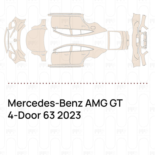 Voorgesneden PPF Mercedes-Benz AMG GT 4-Door 63 2023
