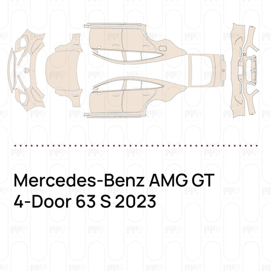 Voorgesneden PPF Mercedes-Benz AMG GT 4-Door 63 S 2023