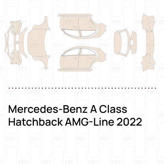 Voorgesneden PPF Mercedes-Benz A Class Hatchback AMG-Line 2022