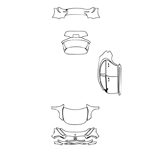 Pre-Cut PPF Mercedes-Benz A Class Hatchback AMG Line 2025 - PPF-Kits
