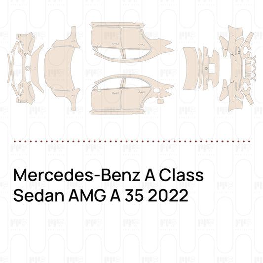 Voorgesneden PPF Mercedes-Benz A Class Sedan AMG A 35 2022