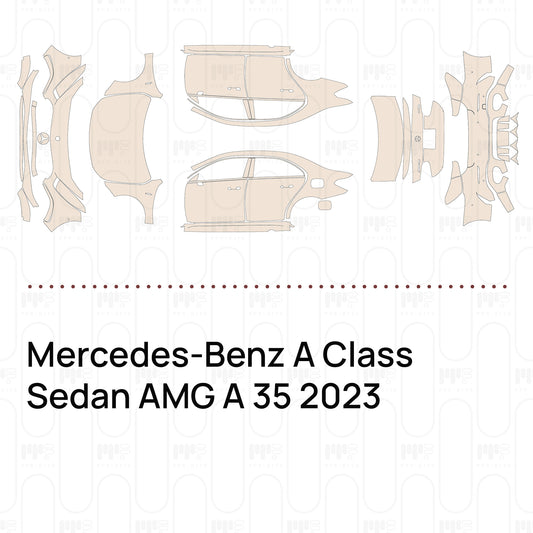 Voorgesneden PPF Mercedes-Benz A Class Sedan AMG A 35 2023