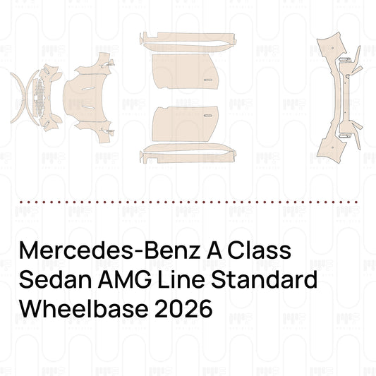 Voorgesneden PPF Mercedes-Benz A Class Sedan AMG Line Standard Wheelbase 2026