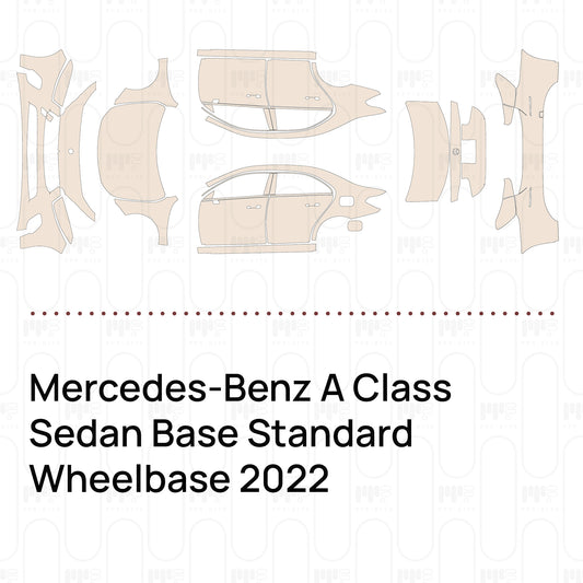 Voorgesneden PPF Mercedes-Benz A Class Sedan Base Standard Wheelbase 2022