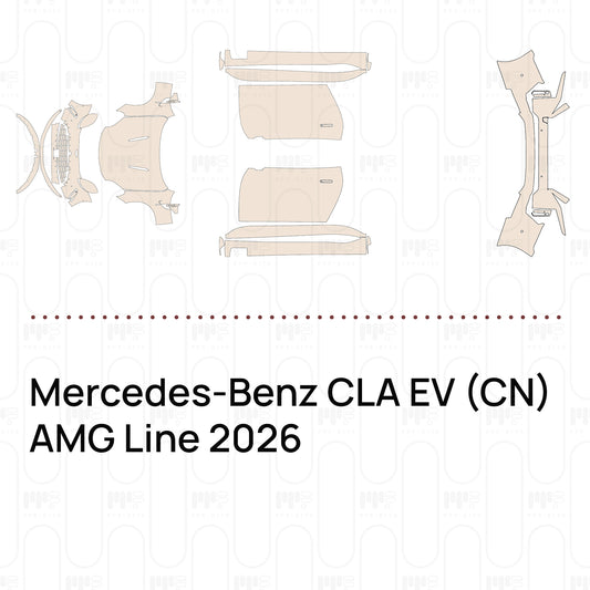 Voorgesneden PPF Mercedes-Benz CLA EV (CN) AMG Line 2026