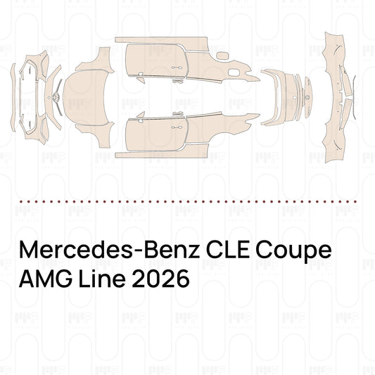 Voorgesneden PPF Mercedes-Benz CLE Coupe AMG Line 2026