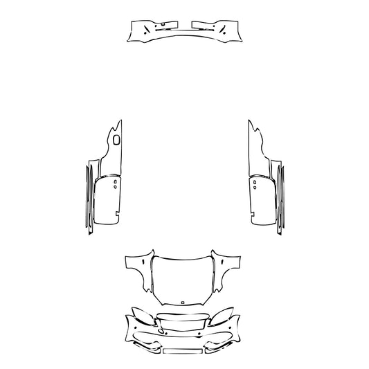 Pre-Cut PPF Mercedes-Benz C Class Cabriolet AMG C43 2018 - PPF-Kits