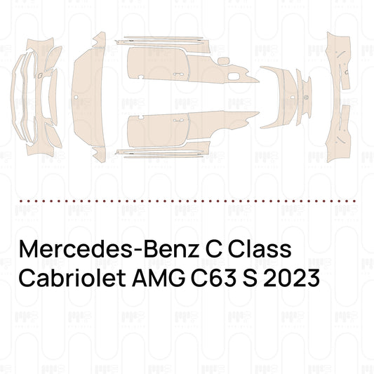 Voorgesneden PPF Mercedes-Benz C Class Cabriolet AMG C63 S 2023