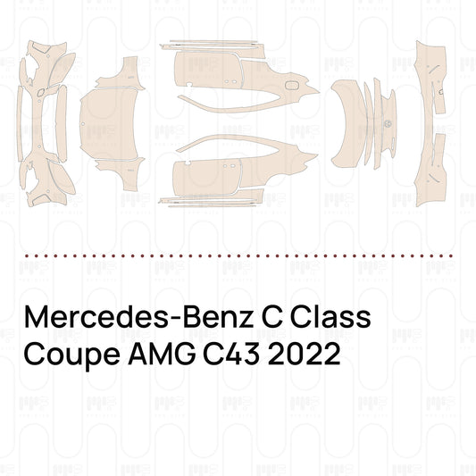 Voorgesneden PPF Mercedes-Benz C Class Coupe AMG C43 2022