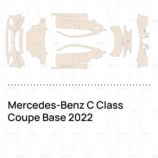 Voorgesneden PPF Mercedes-Benz C Class Coupe Base 2022