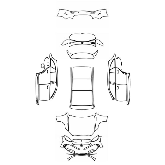 Pre-Cut PPF Mercedes-Benz C Class Estate AMG Line 2021 - PPF-Kits