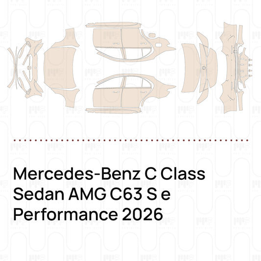 Voorgesneden PPF Mercedes-Benz C Class Sedan AMG C63 S e Performance 2026