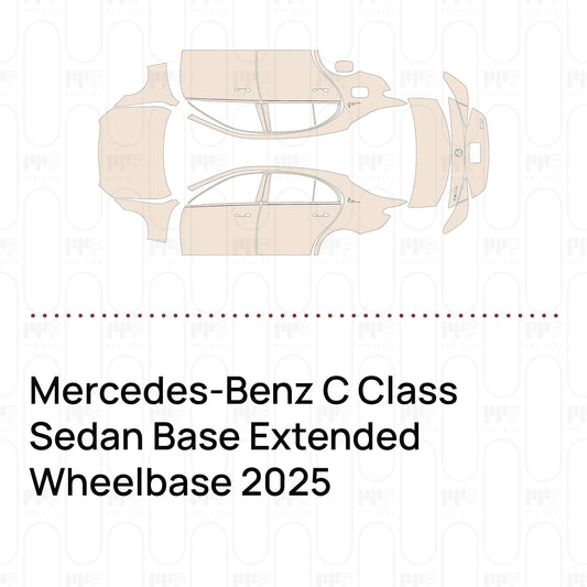 Voorgesneden PPF Mercedes-Benz C Class Sedan Base Extended Wheelbase 2025