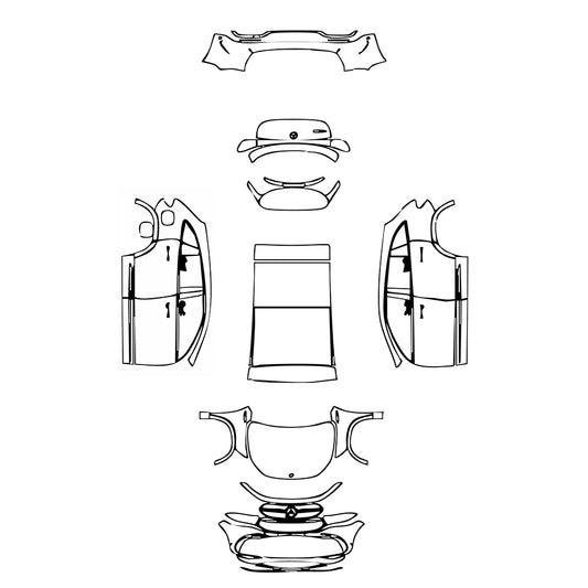 Pre-Cut PPF Mercedes-Benz EQA (CN) AMG Line 2024 - PPF-Kits