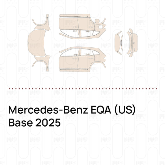 Voorgesneden PPF Mercedes-Benz EQA (US) Base 2025