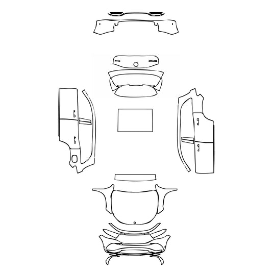 Pre-Cut PPF Mercedes-Benz EQB AMG Line 2023 - PPF-Kits
