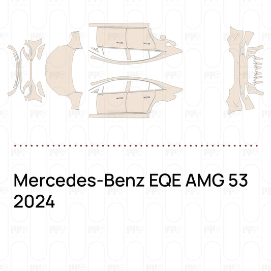 Voorgesneden PPF Mercedes-Benz EQE AMG 53 2024