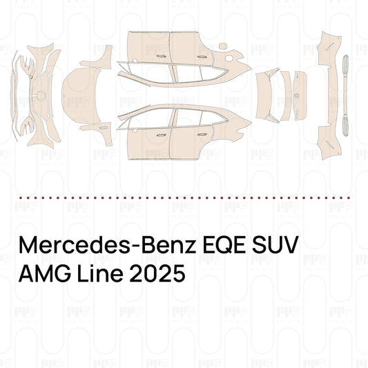 Voorgesneden PPF Mercedes-Benz EQE SUV AMG Line 2025