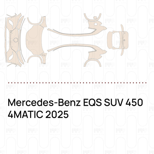 Voorgesneden PPF Mercedes-Benz EQS SUV 450 4MATIC 2025