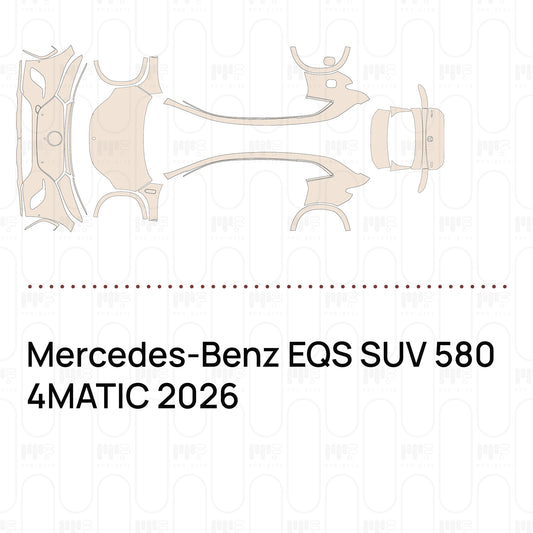Voorgesneden PPF Mercedes-Benz EQS SUV 580 4MATIC 2026