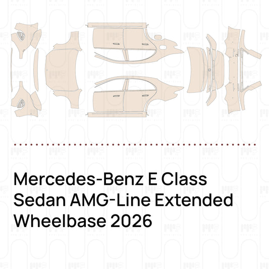 Voorgesneden PPF Mercedes-Benz E Class Sedan AMG-Line Extended Wheelbase 2026