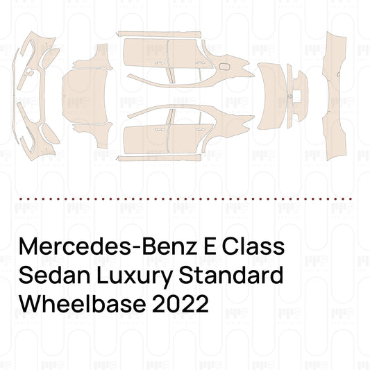 Voorgesneden PPF Mercedes-Benz E Class Sedan Luxury Standard Wheelbase 2022