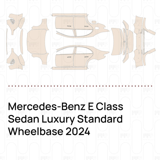 Voorgesneden PPF Mercedes-Benz E Class Sedan Luxury Standard Wheelbase 2024