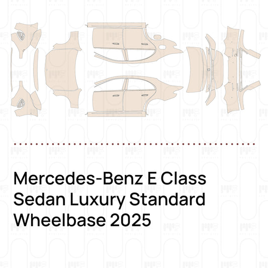 Voorgesneden PPF Mercedes-Benz E Class Sedan Luxury Standard Wheelbase 2025