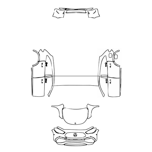 Pre-Cut PPF Mercedes-Benz GLA AMG GLA 45 2020 - PPF-Kits