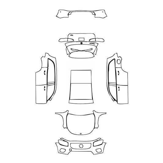 Pre-Cut PPF Mercedes-Benz GLB Base 2021 - PPF-Kits
