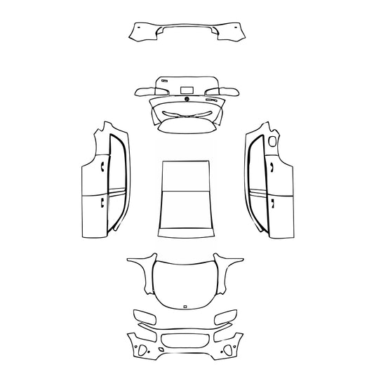 Pre-Cut PPF Mercedes-Benz GLB Base 2024 - PPF-Kits