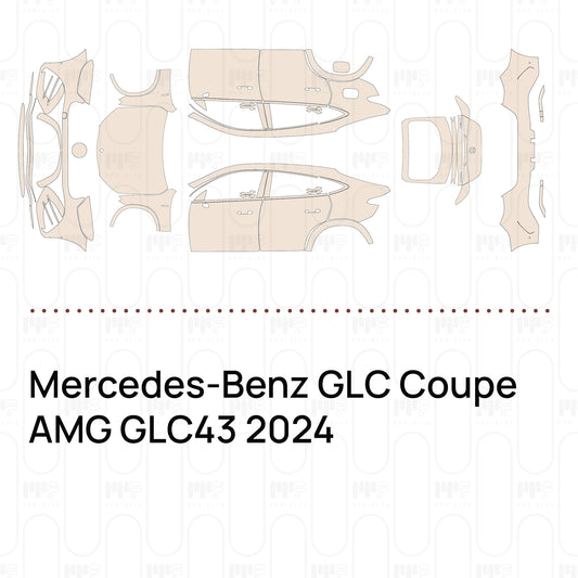 Voorgesneden PPF Mercedes-Benz GLC Coupe AMG GLC43 2024