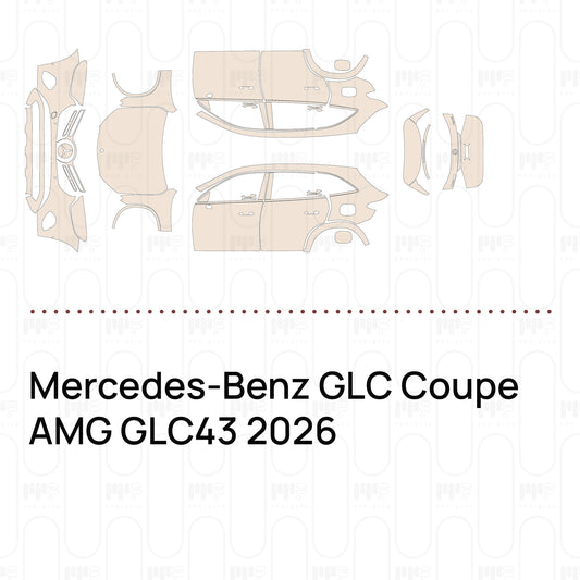 Voorgesneden PPF Mercedes-Benz GLC Coupe AMG GLC43 2026