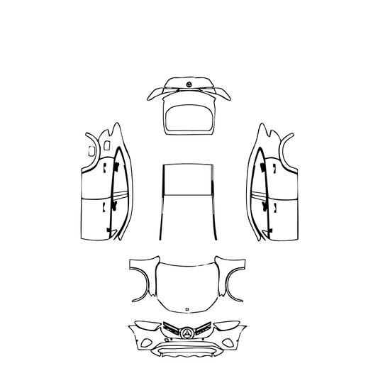 Pre-Cut PPF Mercedes-Benz GLC Coupe Base 2024 - PPF-Kits