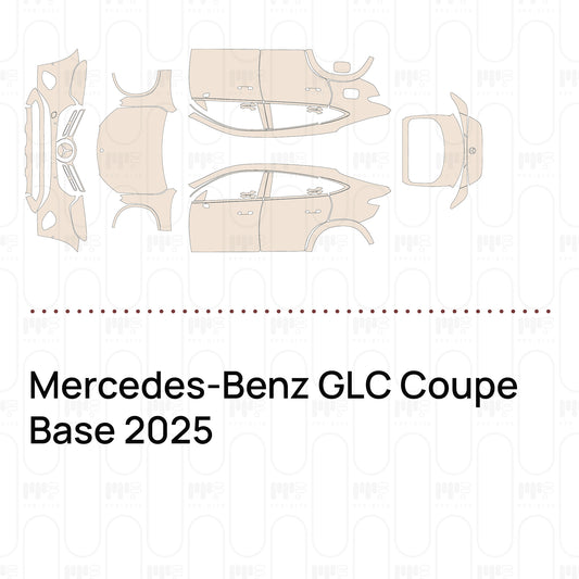 Voorgesneden PPF Mercedes-Benz GLC Coupe Base 2025