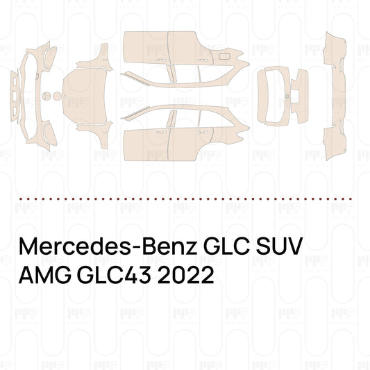 Voorgesneden PPF Mercedes-Benz GLC SUV AMG GLC43 2022