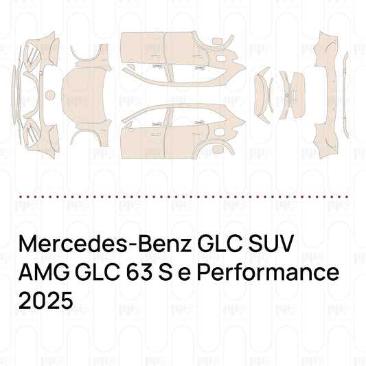 Voorgesneden PPF Mercedes-Benz GLC SUV AMG GLC 63 S e Performance 2025