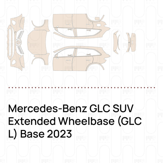 Voorgesneden PPF Mercedes-Benz GLC SUV Extended Wheelbase (GLC L) Base 2023